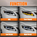 Foco Delantero - Toyota Corolla (Tipo Lexus - 3 Lupas) - 2011-2013