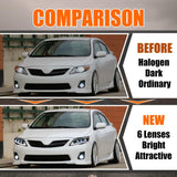 Foco Delantero - Toyota Corolla (Tipo Lexus - 3 Lupas) - 2011-2013