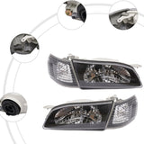 Foco Delantero - Toyota Tercel 1995-1999 (Fondo Negro)